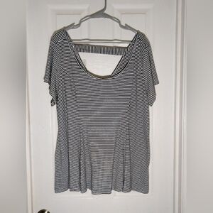 Torrid Striped Knit Top
